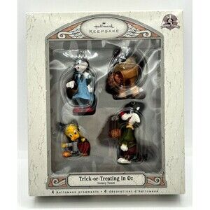 Hallmark Keepsake 2007 Halloween 4 Ornament Looney Tunes Trick-or-Treating in Oz